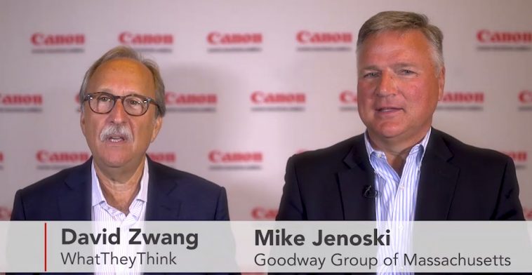 Goodway Group of Massachusetts’ CEO Mike Jenoski discusses the adoption of production inkjet print technology at premier industry event