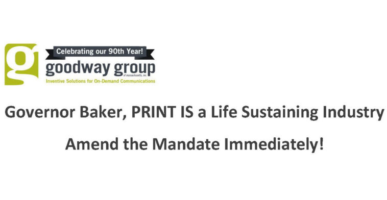 PRINT IS a Life Sustaining Industry – Amend the Mandate Immediately!