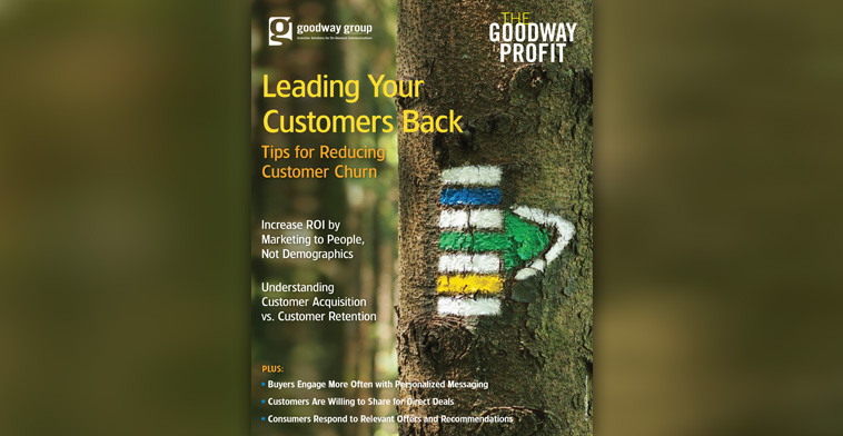 Goodway Profit Newsletter: Leading Your Customers Back