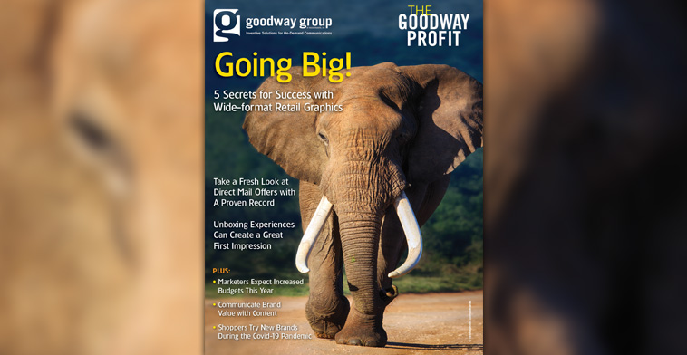 Goodway Profit Newsletter: Going Big!