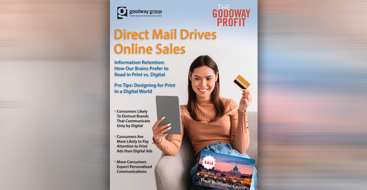 Goodway Profit Newsletter: Direct Mail Drives Online Sales